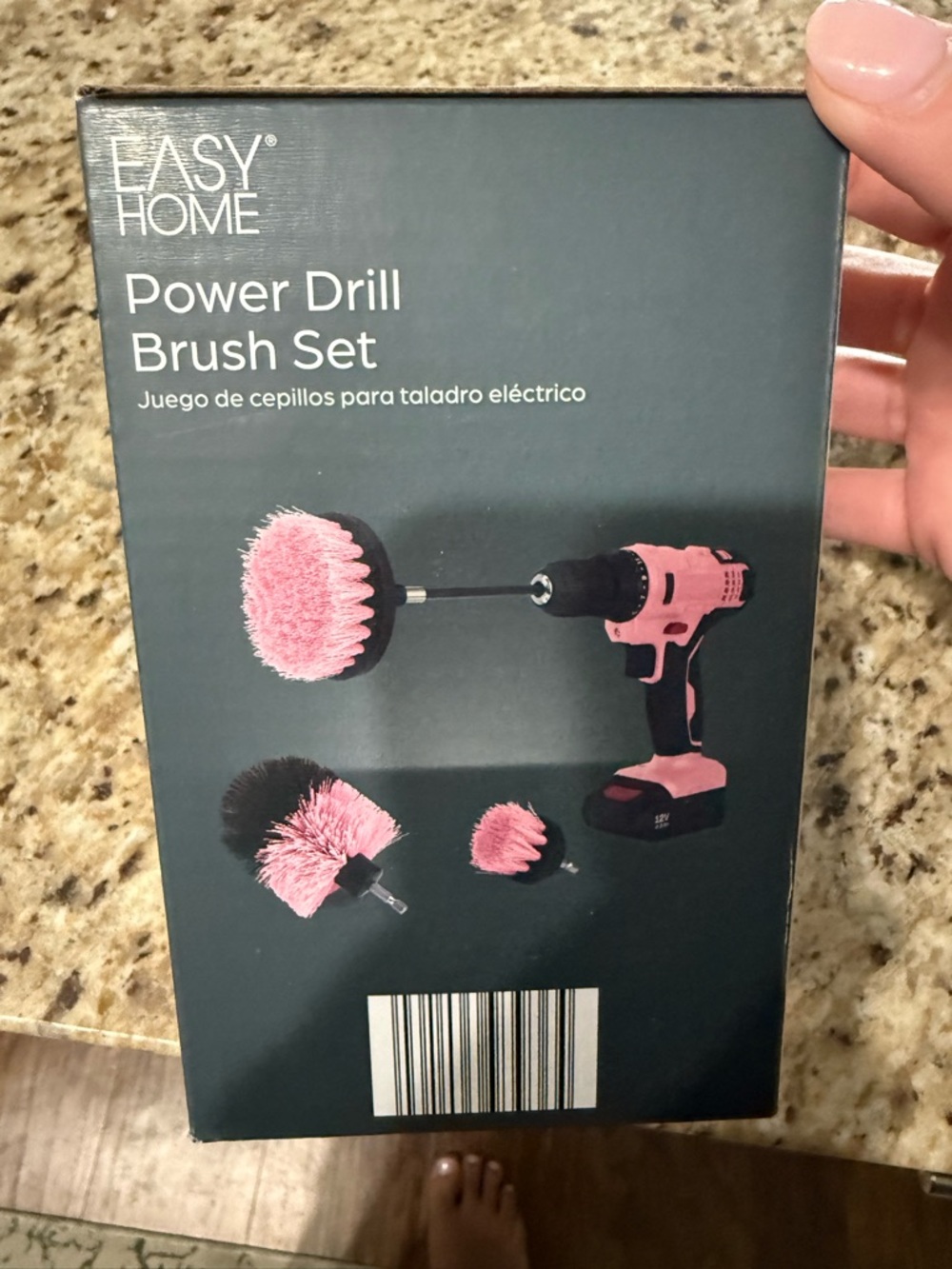 EASY HOME Power Drill Brush Set - Pink